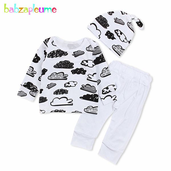 3 шт / весна малыш мальчики одежда мультфильм милый с длинным рукавом печати хлопок детские футболки + брюки + шляпа новорожденных одежда на, White
3 шт / весна малыш мальчики одежда мультфильм милый с длинным рукавом печати хлопок детские футболки + брюки + шляпа новорожденных одежда на, White