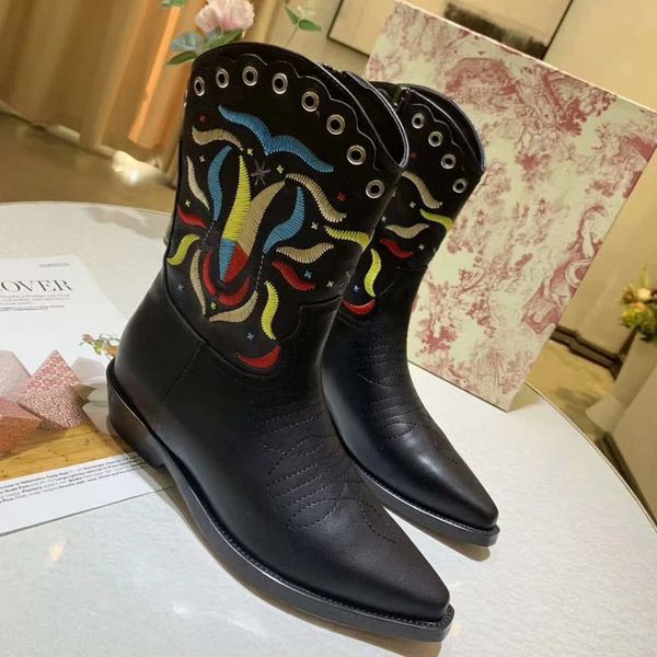2019 new fashionable women's boots water drill rivet boots women's bare boots flat bottom comfort 6 inches boot barrel size 35-41, Black
2019 new fashionable women's boots water drill rivet boots women's bare boots flat bottom comfort 6 inches boot barrel size 35-41, Black