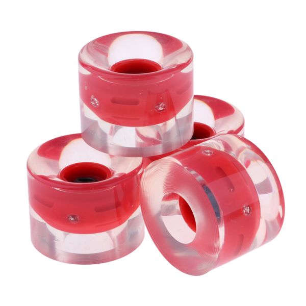 4pcs 60mm light up flash skateboard longboard wheels 78a with bearing core glow at night 5 color skate board accessories
4pcs 60mm light up flash skateboard longboard wheels 78a with bearing core glow at night 5 color skate board accessories