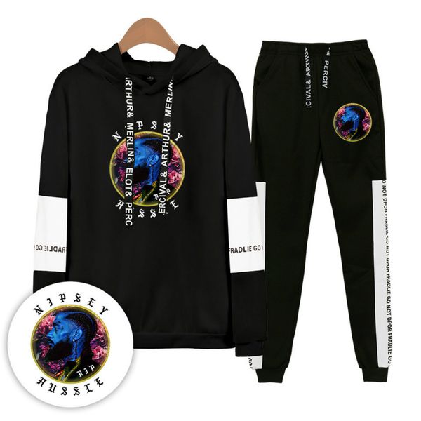 nipsey hussle mens tracksuits spring autumn casual clothing sets women teenager hoodies pants 2pcs, Gray
nipsey hussle mens tracksuits spring autumn casual clothing sets women teenager hoodies pants 2pcs, Gray