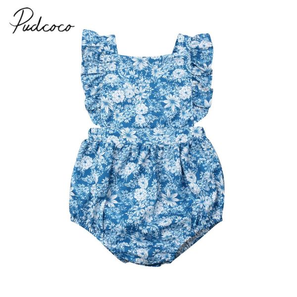 2019 children summer clothing newborn infant baby girls floral ruffle short sleeve bodysuit backless cross sunsuit outfits, Blue
2019 children summer clothing newborn infant baby girls floral ruffle short sleeve bodysuit backless cross sunsuit outfits, Blue