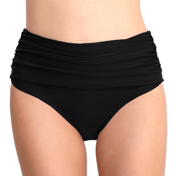women's high waisted swim bottom full coverage ruched hipster retro flair stylish bikini bottoms triangle tankini swimsuit brief
women's high waisted swim bottom full coverage ruched hipster retro flair stylish bikini bottoms triangle tankini swimsuit brief