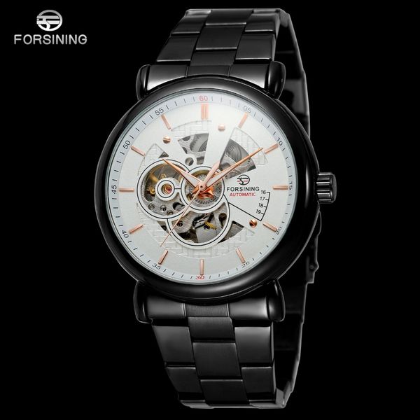 forsining brand men automatic mechanical wristwatches stainless steel skeleton watch for man clocks relogio masculino, Slivery;brown
forsining brand men automatic mechanical wristwatches stainless steel skeleton watch for man clocks relogio masculino, Slivery;brown