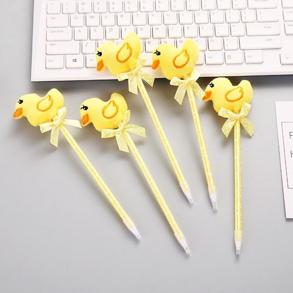 kawaii plush cartoon little yellow duck ballpoint pen cute girl gift homework writing pen office school ballpoint, Blue;orange
kawaii plush cartoon little yellow duck ballpoint pen cute girl gift homework writing pen office school ballpoint, Blue;orange