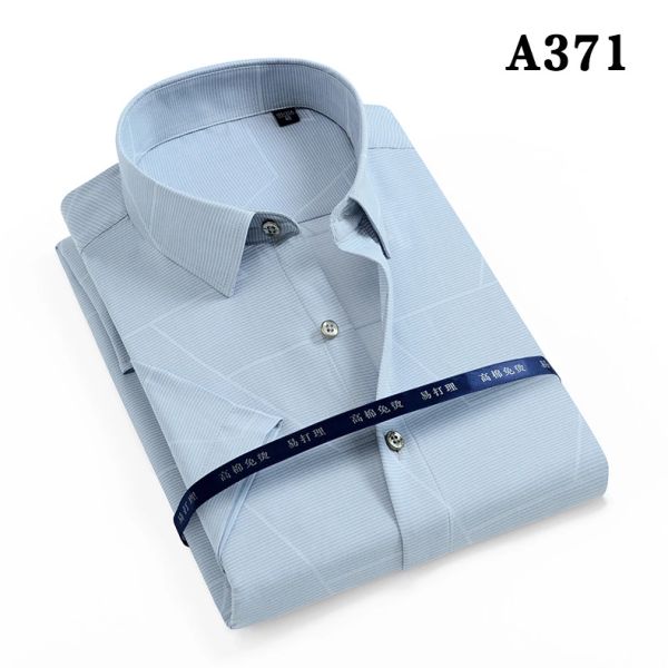 2019 summer men short shirt regular fit slim shirt casual business shirts, White;black
2019 summer men short shirt regular fit slim shirt casual business shirts, White;black