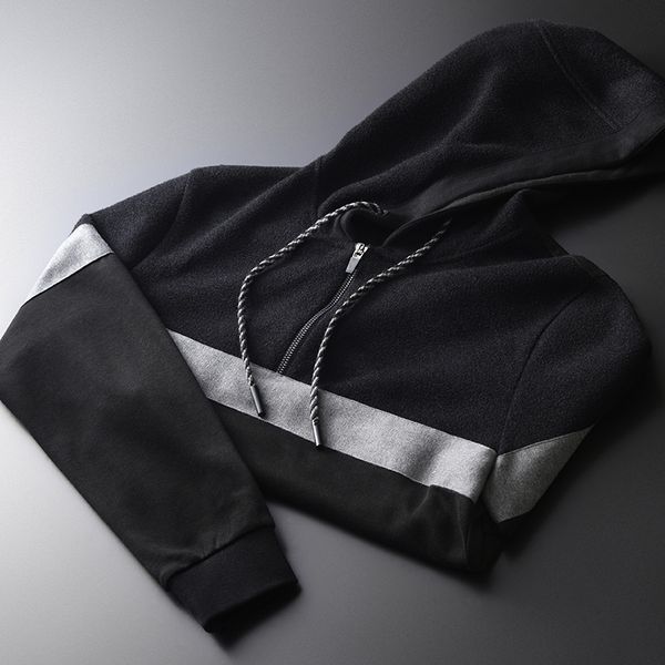 minglu hooded mens sweatshirts luxury autumn and winter half zipper thick mens hoodies plus size 3xl 4xl slim fit hoodies, Black
minglu hooded mens sweatshirts luxury autumn and winter half zipper thick mens hoodies plus size 3xl 4xl slim fit hoodies, Black