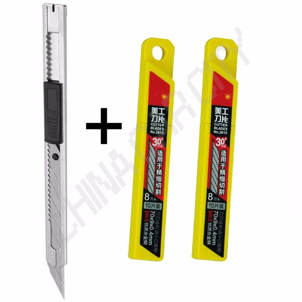 20pcs art blades 30 degrees blade trimmer sculpture blade utility snap-off knife general purpose car wrapping vinyl film kit k25
20pcs art blades 30 degrees blade trimmer sculpture blade utility snap-off knife general purpose car wrapping vinyl film kit k25