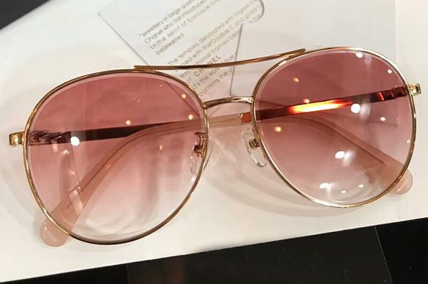 4602 gold round sunglasses pink smoke lens women luxury designer sun glasses eye wear uv400 new with box, White;black
4602 gold round sunglasses pink smoke lens women luxury designer sun glasses eye wear uv400 new with box, White;black