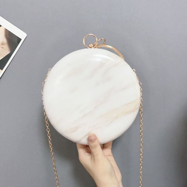 women handmade round designer evening bag simple pu leather handbag female clutches chain shoulder bags
women handmade round designer evening bag simple pu leather handbag female clutches chain shoulder bags