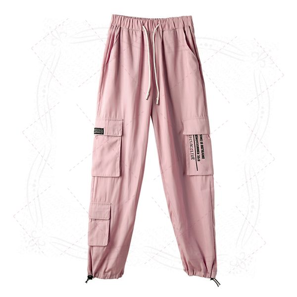 outdoor hip hop loose travel drawstring nine pants women multi-pocket tactical trousers fashion casual camping hiking sport pant, Black;green
outdoor hip hop loose travel drawstring nine pants women multi-pocket tactical trousers fashion casual camping hiking sport pant, Black;green