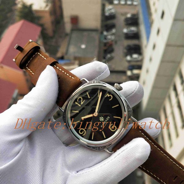 luxury factory new watch 44mm engraving super p 3000 mechanical hand-winding movement fashion mens watches with origina box strap, Slivery;brown
luxury factory new watch 44mm engraving super p 3000 mechanical hand-winding movement fashion mens watches with origina box strap, Slivery;brown