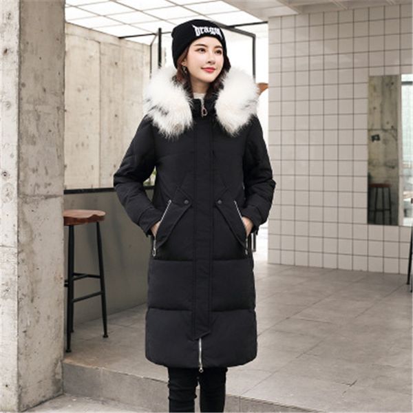 chaqueta larga con cuello de piel para mujer invierno 2019 nuevo abrigo de algodón bordado grueso suelto, Black
chaqueta larga con cuello de piel para mujer invierno 2019 nuevo abrigo de algodón bordado grueso suelto, Black
