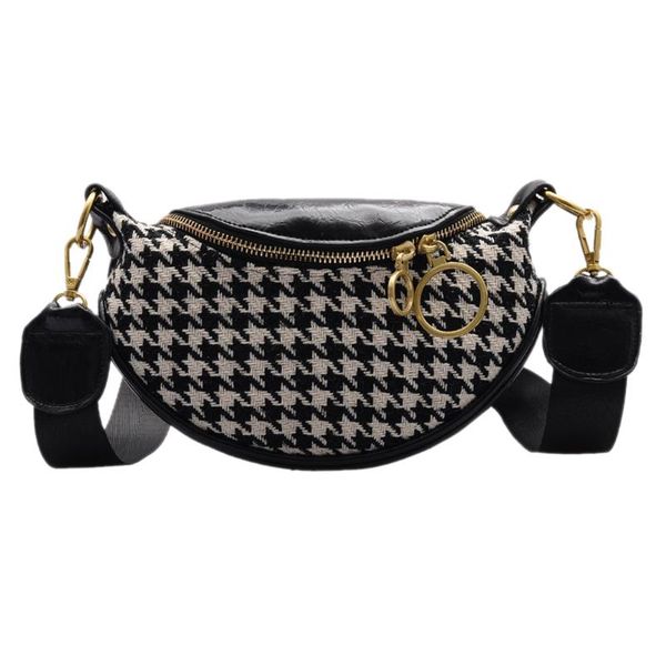 women plaid pu leather woolen chest packs fashion splicing color classic messenger shoulder bag fanny belt waist bags
women plaid pu leather woolen chest packs fashion splicing color classic messenger shoulder bag fanny belt waist bags