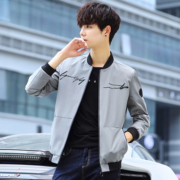 coat men's 2019 autumn new style korean-style trend handsome thin casual spring and autumn slim fit baseball clothes jacket, Black;brown
coat men's 2019 autumn new style korean-style trend handsome thin casual spring and autumn slim fit baseball clothes jacket, Black;brown