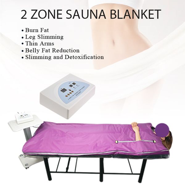 the infrared sauna blanket 2 zone fir far slimming heating spa therapy portable detox beauty equipment
the infrared sauna blanket 2 zone fir far slimming heating spa therapy portable detox beauty equipment