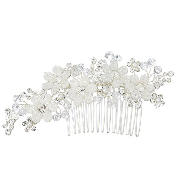 handmade silver pearl flower hair comb bride tiaras crowns headpiece wedding bridal hair jewelry accessories for women, Golden;white
handmade silver pearl flower hair comb bride tiaras crowns headpiece wedding bridal hair jewelry accessories for women, Golden;white