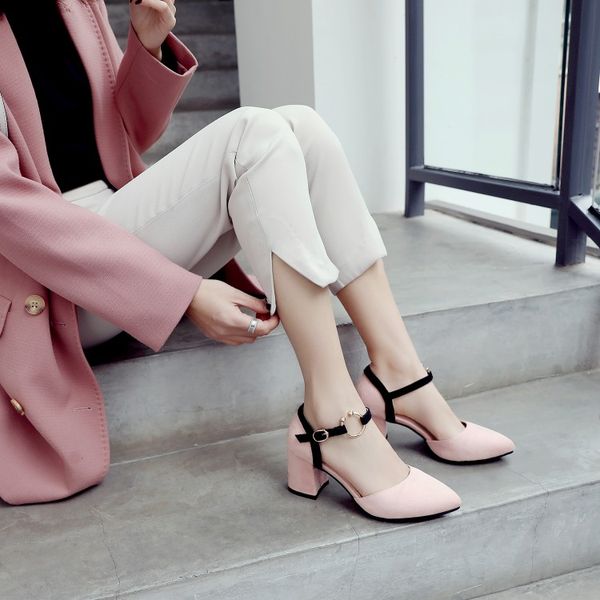 big size 11 12 13 14 15 ladies high heels women shoes woman pumps one-word buckle rough-heeled single shoes, Black
big size 11 12 13 14 15 ladies high heels women shoes woman pumps one-word buckle rough-heeled single shoes, Black
