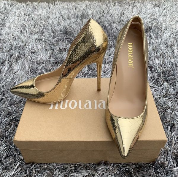 2019ssss new wedding women lady gold snake python patent poined toes high heeled heels shoes stiletto heel shoes pump 8cm 10cm, Black
2019ssss new wedding women lady gold snake python patent poined toes high heeled heels shoes stiletto heel shoes pump 8cm 10cm, Black