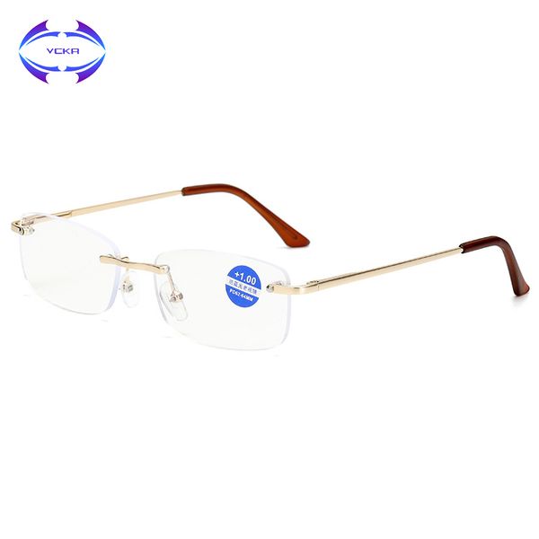 vcka 2020 rimless reading glasses titanium alloy men women square anti-blue light presbyopic retro frameless eyewear +1.0 to+4.0
vcka 2020 rimless reading glasses titanium alloy men women square anti-blue light presbyopic retro frameless eyewear +1.0 to+4.0