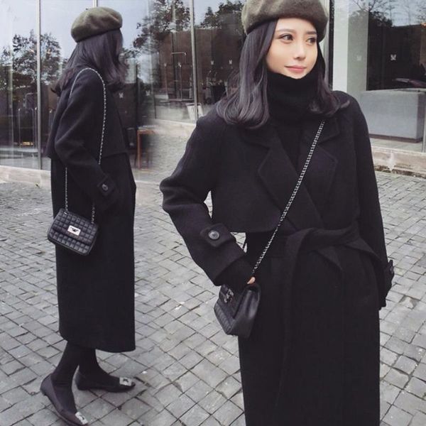 kuezle parkas 2018 spring woolen coat women long woolen coat female black winter coats long outerwear for women s/m/l//xxl
kuezle parkas 2018 spring woolen coat women long woolen coat female black winter coats long outerwear for women s/m/l//xxl