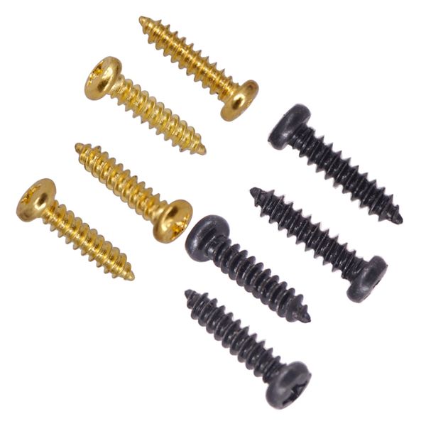 Iron 100 Pieces Tuning Peg Mounting Screws Pack for Electric/Acoustic Guitar Bass Accessory
Iron 100 Pieces Tuning Peg Mounting Screws Pack for Electric/Acoustic Guitar Bass Accessory