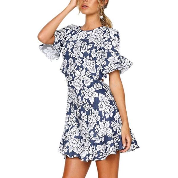 casual dresses women 2021 summer a-line high waist beach backless mini dress floral printed, Black;gray
casual dresses women 2021 summer a-line high waist beach backless mini dress floral printed, Black;gray