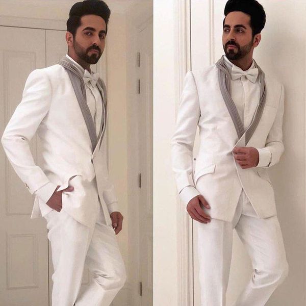 handsome white wedding mens suits shawl lapel one button groom wear 2 piece man formal blazer suit(jacket+pants), Black;gray
handsome white wedding mens suits shawl lapel one button groom wear 2 piece man formal blazer suit(jacket+pants), Black;gray
