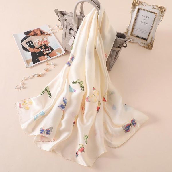 colour butterfly printed silk scarf female solid colour sunscreen shawl female summer new silk satin white printed gauze towel, Blue;gray
colour butterfly printed silk scarf female solid colour sunscreen shawl female summer new silk satin white printed gauze towel, Blue;gray