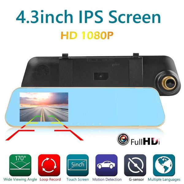 t103b 4.3 inch hd 1080p dvr car camera recorder loop recording dash cam rearview camera para auto digital video recorder
t103b 4.3 inch hd 1080p dvr car camera recorder loop recording dash cam rearview camera para auto digital video recorder