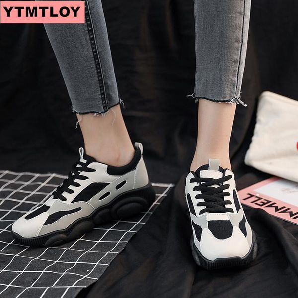 2019 running shoes female autumn comfortable round flat shoes women's platform sports ladies chaussure femme, Black
2019 running shoes female autumn comfortable round flat shoes women's platform sports ladies chaussure femme, Black