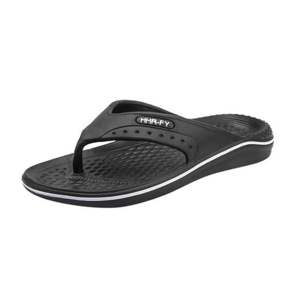 sagace men summer beach breathable outdoor slipper solid colors flip flops comfortable round toe non-slip anti-slip home slipper, Black
sagace men summer beach breathable outdoor slipper solid colors flip flops comfortable round toe non-slip anti-slip home slipper, Black