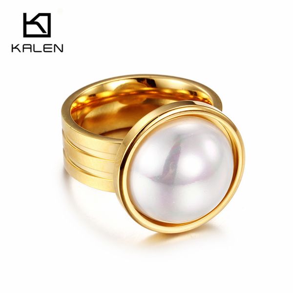 kalen dubai gold color stainless steel rings simulated-pearl classic lovely princess high-end lady women wedding rings accessory
kalen dubai gold color stainless steel rings simulated-pearl classic lovely princess high-end lady women wedding rings accessory