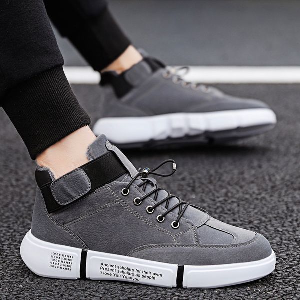 winter pu bottom casual shoes cotton shoes outdoor leisure sneakers youth trend men's casual men's fashion sneakers, Black
winter pu bottom casual shoes cotton shoes outdoor leisure sneakers youth trend men's casual men's fashion sneakers, Black