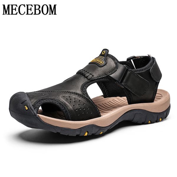 summer sandals men genuine leather casual shoes man roman style beach sandals slippers size 39-46 sandalias hombre t200420, Black
summer sandals men genuine leather casual shoes man roman style beach sandals slippers size 39-46 sandalias hombre t200420, Black