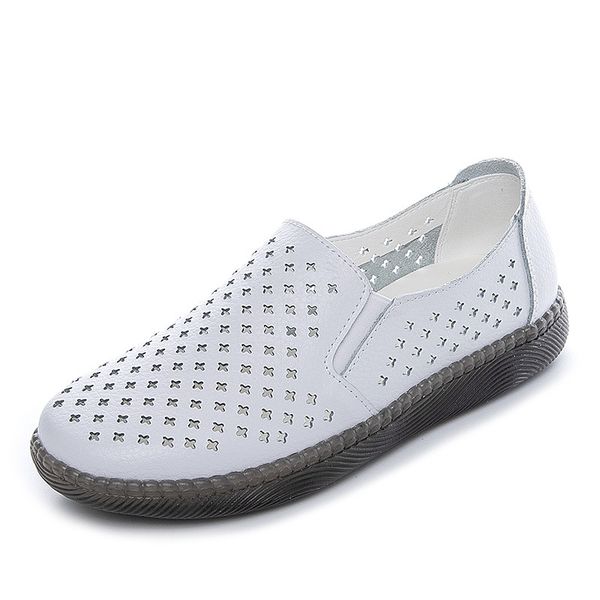 2020 spring summer women flats shoes soft genuine leather cutout loafers slip on ballet flats breathable walking oxford, Black
2020 spring summer women flats shoes soft genuine leather cutout loafers slip on ballet flats breathable walking oxford, Black