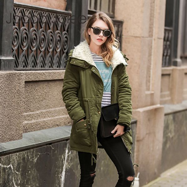 jocoo jolee winter jacket women thick warm long parka mujer cotton padded coat long paragraph plus size 3xl slim jacket female y190926, Black;white 
jocoo jolee winter jacket women thick warm long parka mujer cotton padded coat long paragraph plus size 3xl slim jacket female y190926, Black;white