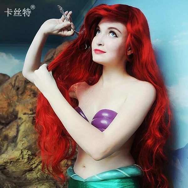 factory wig direct sales little mermaid love princess princess red long wig anime cosplay wig, Black
factory wig direct sales little mermaid love princess princess red long wig anime cosplay wig, Black
