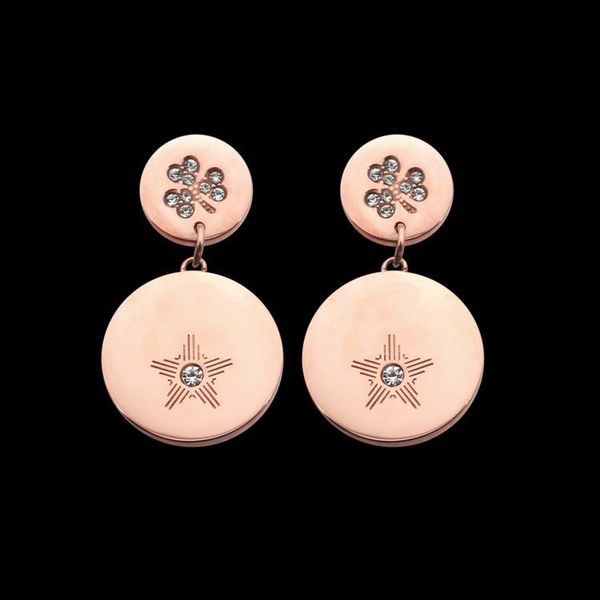2020 designer jewelry d letter size round clover star with diamond earrings selling double round earrings, Golden;silver
2020 designer jewelry d letter size round clover star with diamond earrings selling double round earrings, Golden;silver