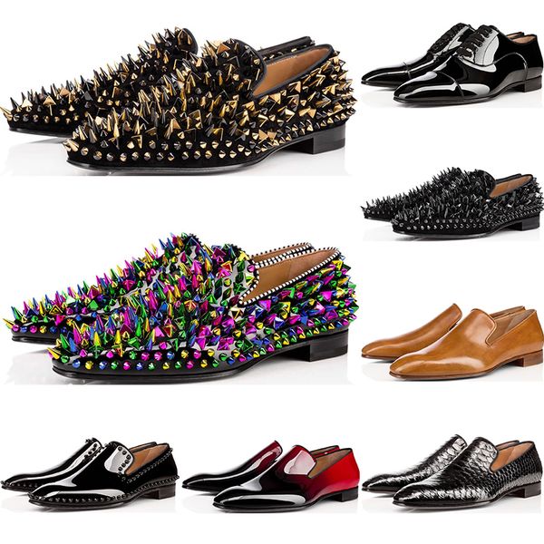 2020 mens shoes loafers casual red spike patent leather slip on dress wedding flats bottoms business party men sneakers
2020 mens shoes loafers casual red spike patent leather slip on dress wedding flats bottoms business party men sneakers