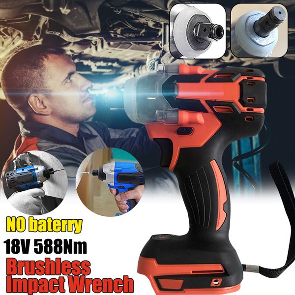 18v 588n.m electric rechargeable brushless impact wrench 1/2" socket wrench power tool cordless without battery accessories
18v 588n.m electric rechargeable brushless impact wrench 1/2" socket wrench power tool cordless without battery accessories