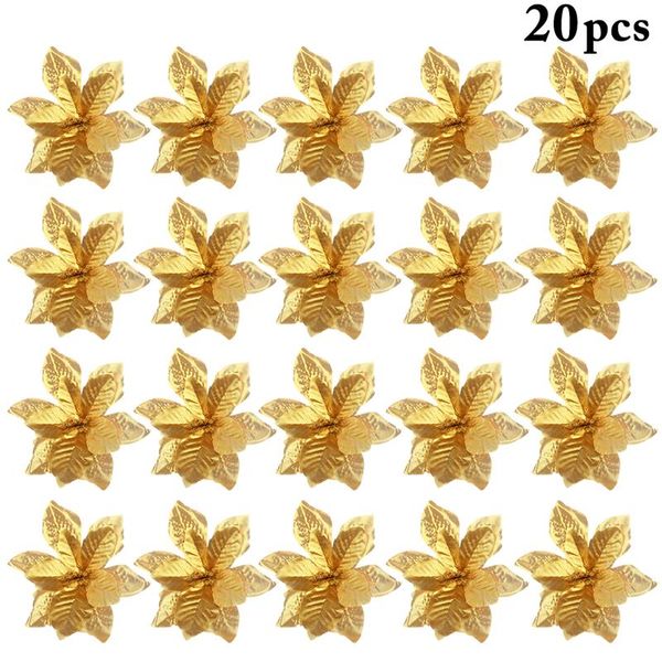 20pc artificial flowers for decoration glitter poinsettia fake flowers diy home wedding decoration flower head christmas
20pc artificial flowers for decoration glitter poinsettia fake flowers diy home wedding decoration flower head christmas