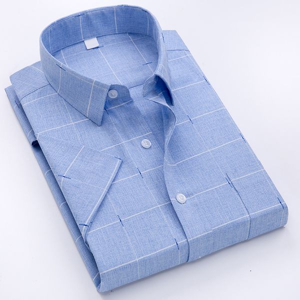 men's dress shirts men cotton polyester fabric shirt fashion casual short sleeved male plaid print blouse, White;black
men's dress shirts men cotton polyester fabric shirt fashion casual short sleeved male plaid print blouse, White;black