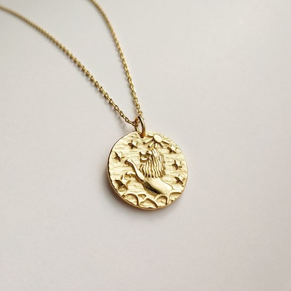925 sterling silver baroque lion necklace women gold round dream baroque constellation necklace for women charm jewelry
925 sterling silver baroque lion necklace women gold round dream baroque constellation necklace for women charm jewelry
