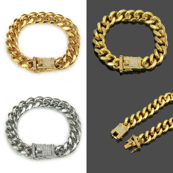 18 hip-hop man fully-jewelled bracelet k gold hiphop cuba chain bracelet hand decorate design accessories wedding jewelry sets, Black
18 hip-hop man fully-jewelled bracelet k gold hiphop cuba chain bracelet hand decorate design accessories wedding jewelry sets, Black