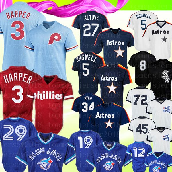 Retro Phillies 3 Bryce Blue Jays 29 Joe Carter 12 Alomar Jersey 27 Jose Altuve 5 Jeff Bagwell 8 Bo Jackson 19 Bautista Baseball Jerseys2020
Retro Phillies 3 Bryce Blue Jays 29 Joe Carter 12 Alomar Jersey 27 Jose Altuve 5 Jeff Bagwell 8 Bo Jackson 19 Bautista Baseball Jerseys2020