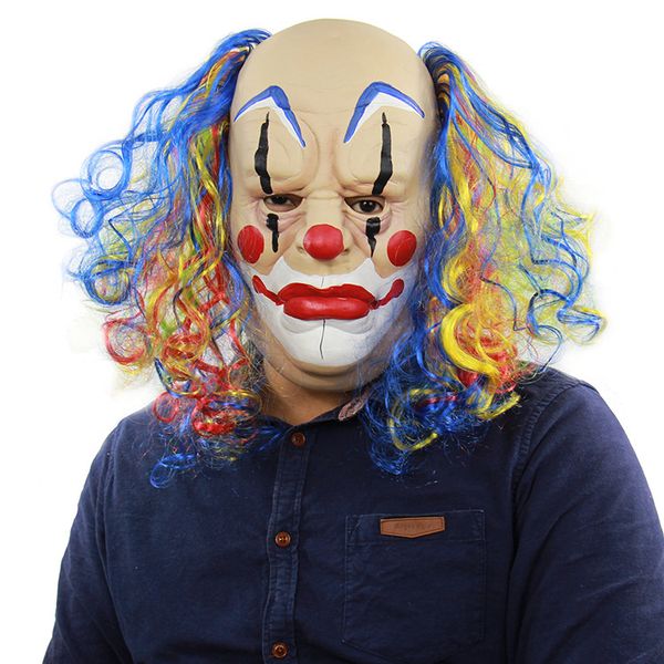 new party masks curly bald clown masks halloween party costumes latex terror
new party masks curly bald clown masks halloween party costumes latex terror