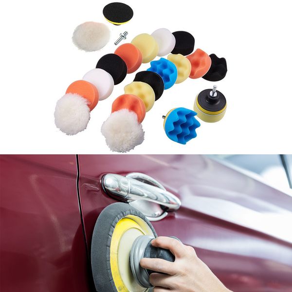 25pcs car polishing tool accessories waxing with drill adapter replaceable auto parts buffer pads set sponge wheel anti scratch
25pcs car polishing tool accessories waxing with drill adapter replaceable auto parts buffer pads set sponge wheel anti scratch