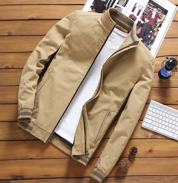 men's coat spring autumn men's bomber jackets casual male outwear windbreaker stand collar jacket mens baseball slim coats 5xl, Black;brown
men's coat spring autumn men's bomber jackets casual male outwear windbreaker stand collar jacket mens baseball slim coats 5xl, Black;brown