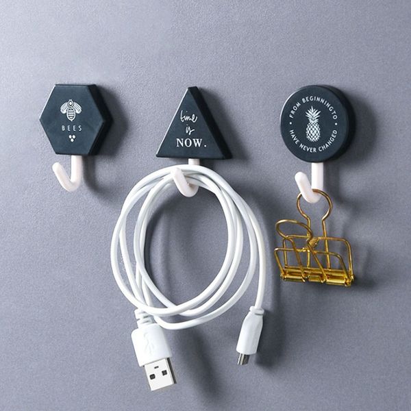3 pcs key hook wall coat hanger simple nordic style geometric elements rack key holder self-adhesive stand for home decoration
3 pcs key hook wall coat hanger simple nordic style geometric elements rack key holder self-adhesive stand for home decoration