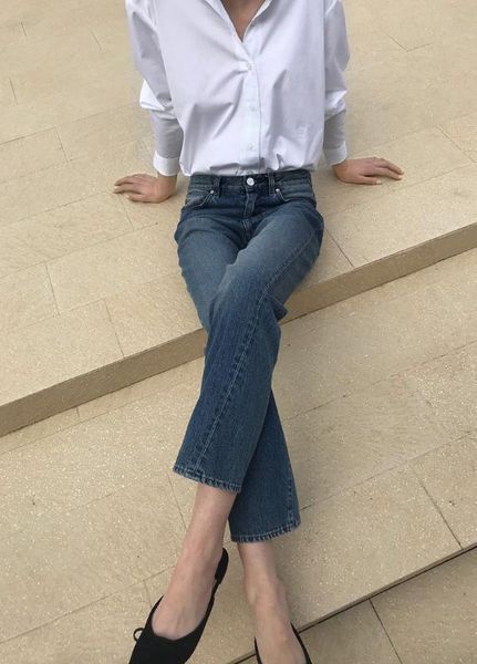 elfstyle dark blue/light blue/dark grey women loose & soft style straight jeans - ladies new nine denim pants/trousers
elfstyle dark blue/light blue/dark grey women loose & soft style straight jeans - ladies new nine denim pants/trousers